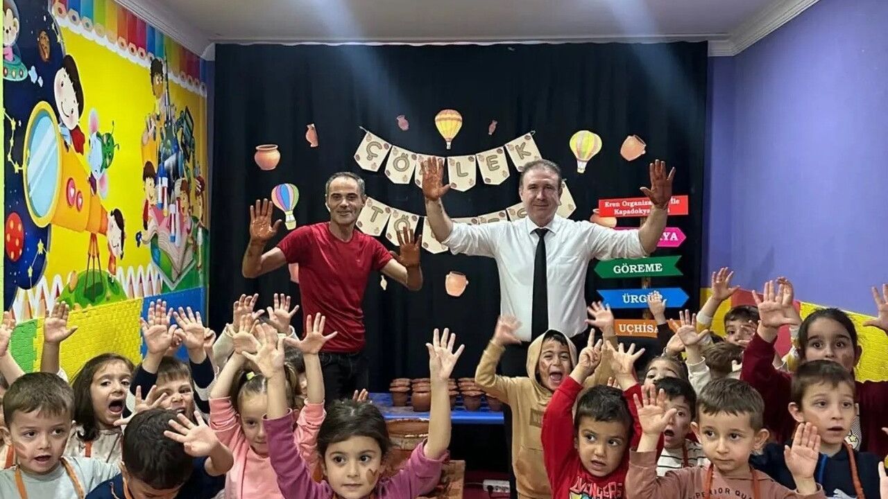 Sinop Gerze'de minikler çömlek sanatını keşfetti