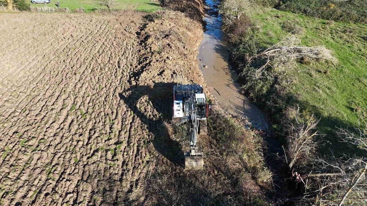 Sinop’ta Dikenli Mahallesi’nde dere ıslahı ile taşkın riski azaltılacak