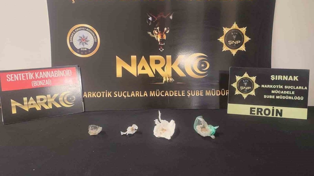 Şırnak’ta narkotik operasyonunda 9 şüpheli gözaltına alındı