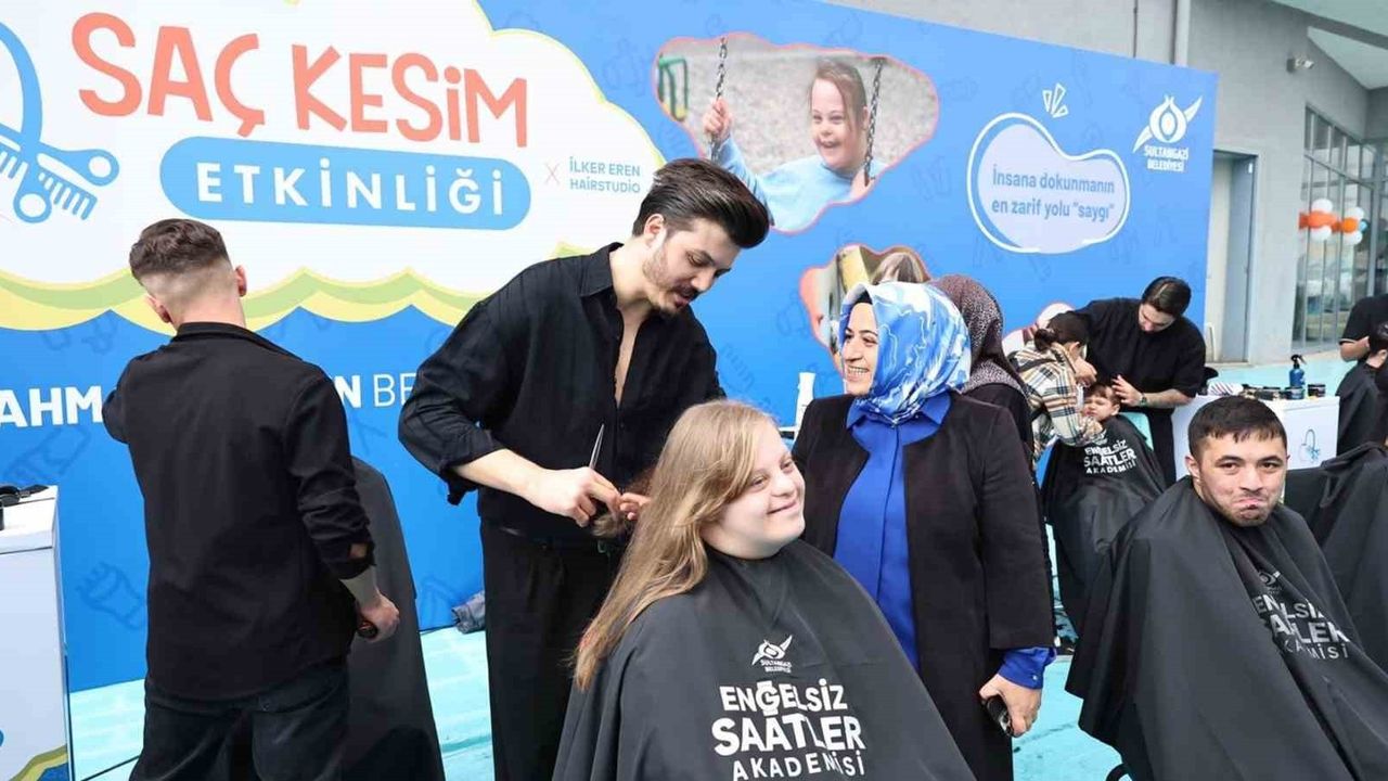 Sosyal Medya Fenomenlerinden Engelli Bireylere Yönelik Saç Kesim Etkinliği