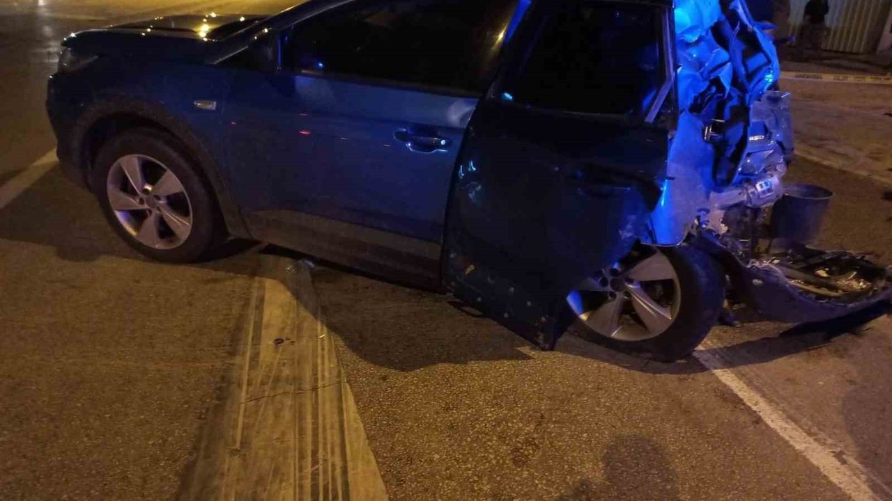 Susurluk-Bandırma yolunda füzuli kaza: 1 ölü, 1 yaralı