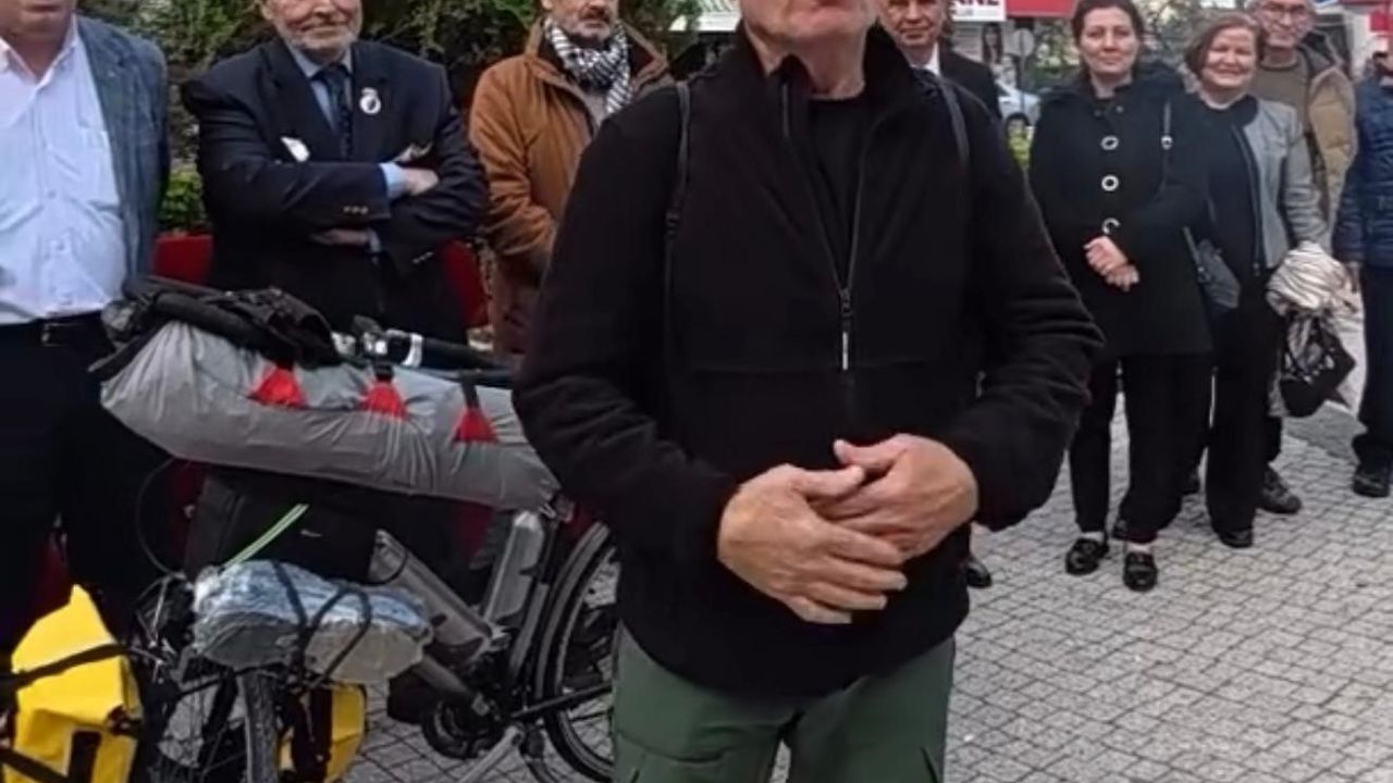 Susurluklu Fahrettin Şener bisikletle ümre yolculuğuna çıktı