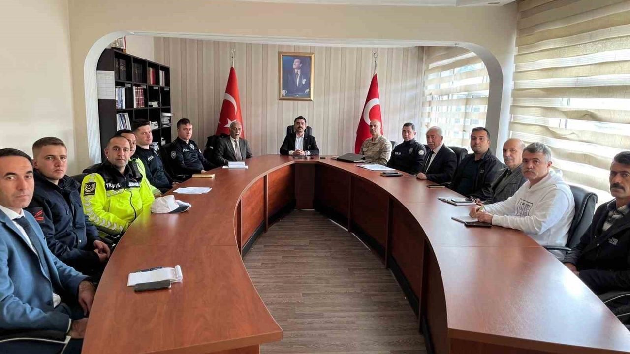 Susuz'da kış tedbirleri için kurumlar seferber oldu