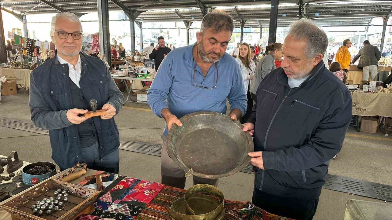 Talas'ta Antika Pazarıyla Nostalji Canlandı