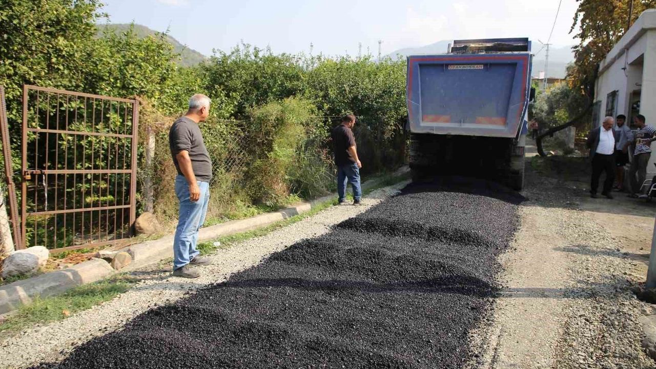 Tekerlekli Sandalyesiyle Zorlanan Ali için Sokak Asfaltlandı