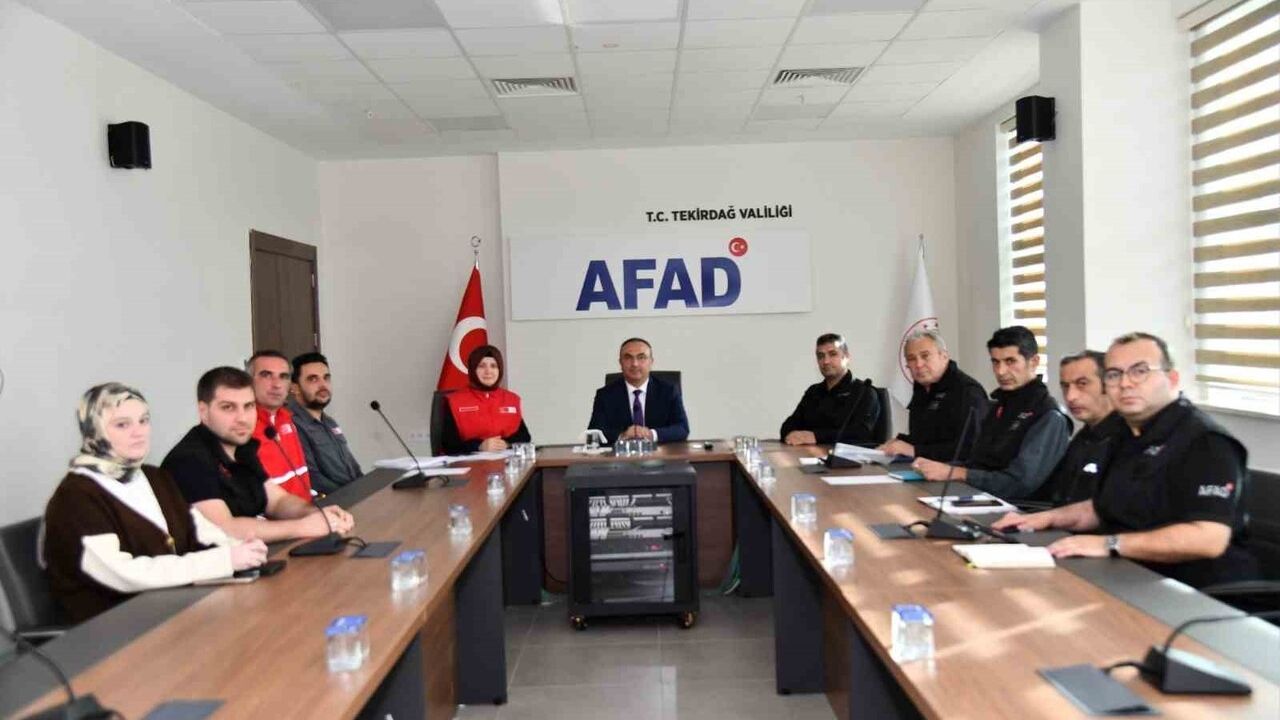 Tekirdağ’da Afet Beslenme Kapasitesi Değerlendirildi
