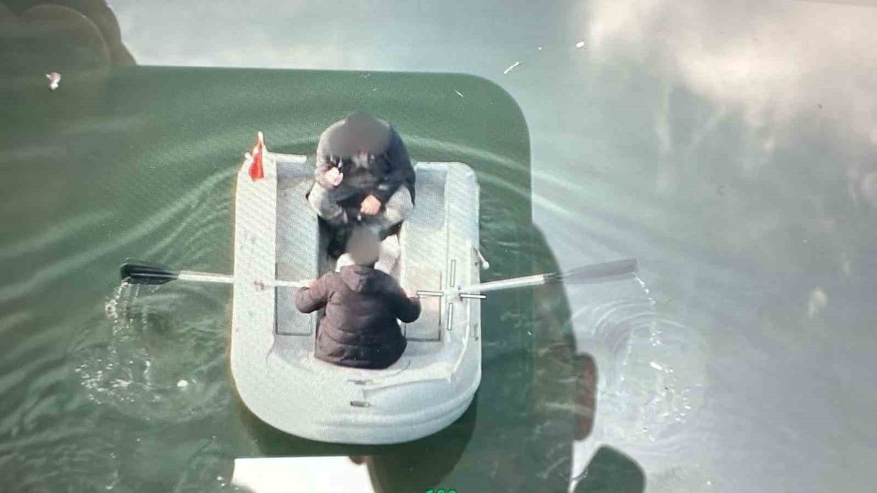 Tepekışla Barajı'nda 135 metre kaçak ağla avlanan 2 kişiye 64 bin TL ceza