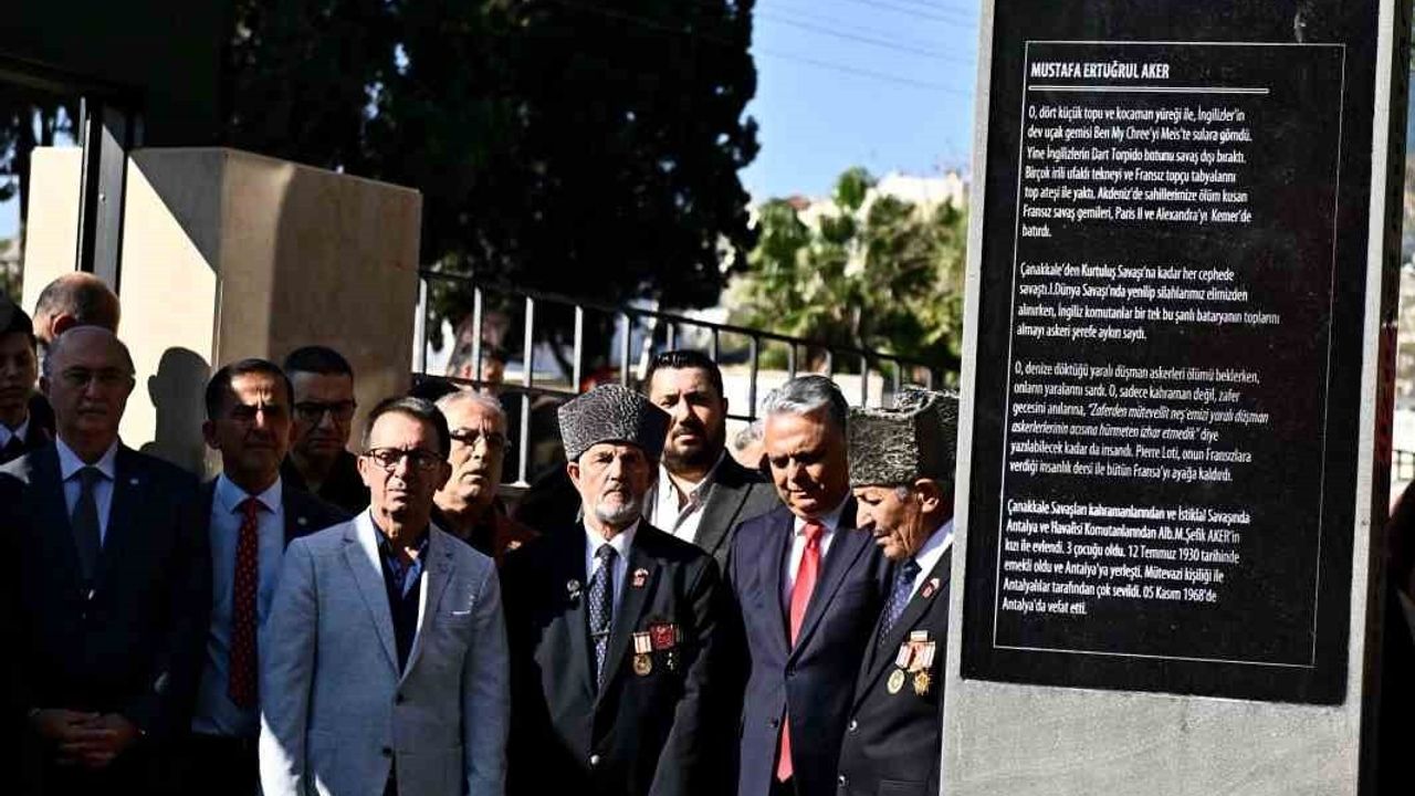 Topçu Yüzbaşı Mustafa Ertuğrul Aker Anıldı