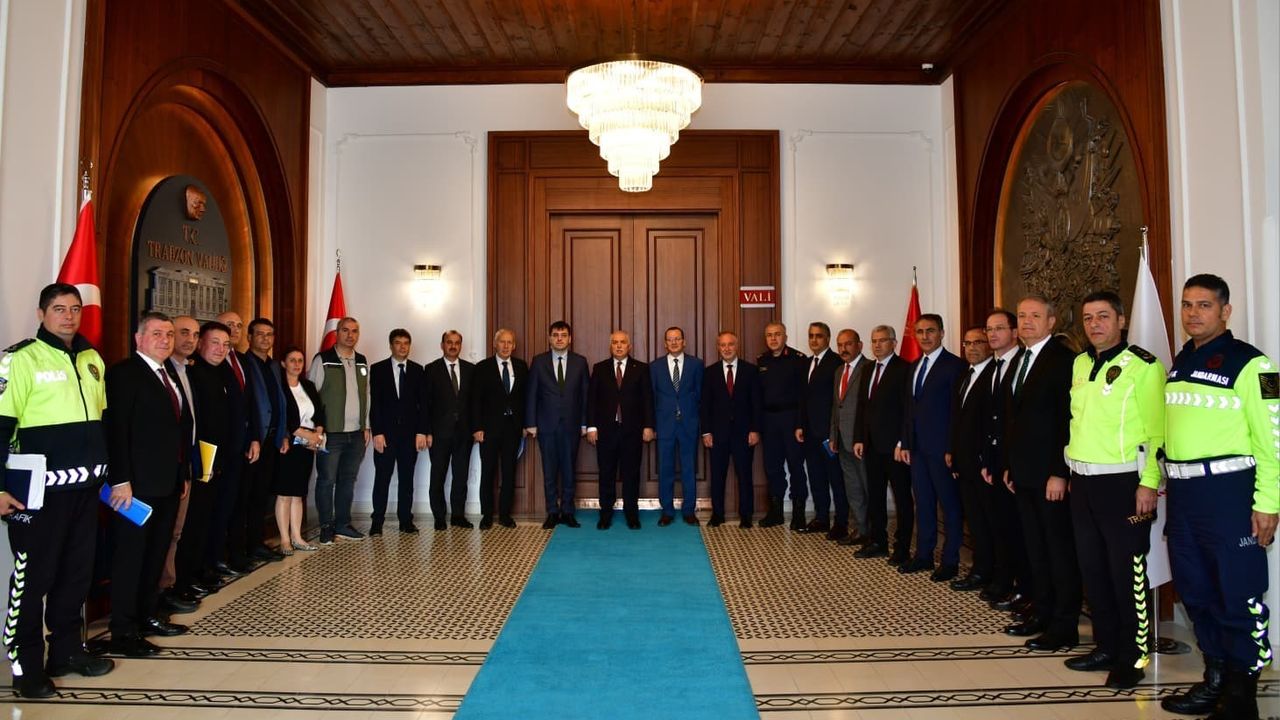 Trabzon'da Kış Mevsimi Trafik Tedbirleri Koordinasyonu
