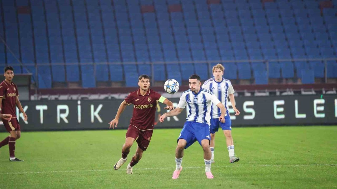 Trabzonspor U19, HJK Helsinki'ye Yenilerek UEFA Gençlik Liginden Elendi