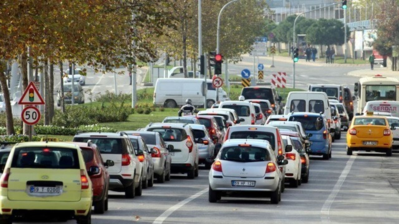 Trakya'da Ekim ayında trafiğe kayıtlı taşıt sayıları arttı