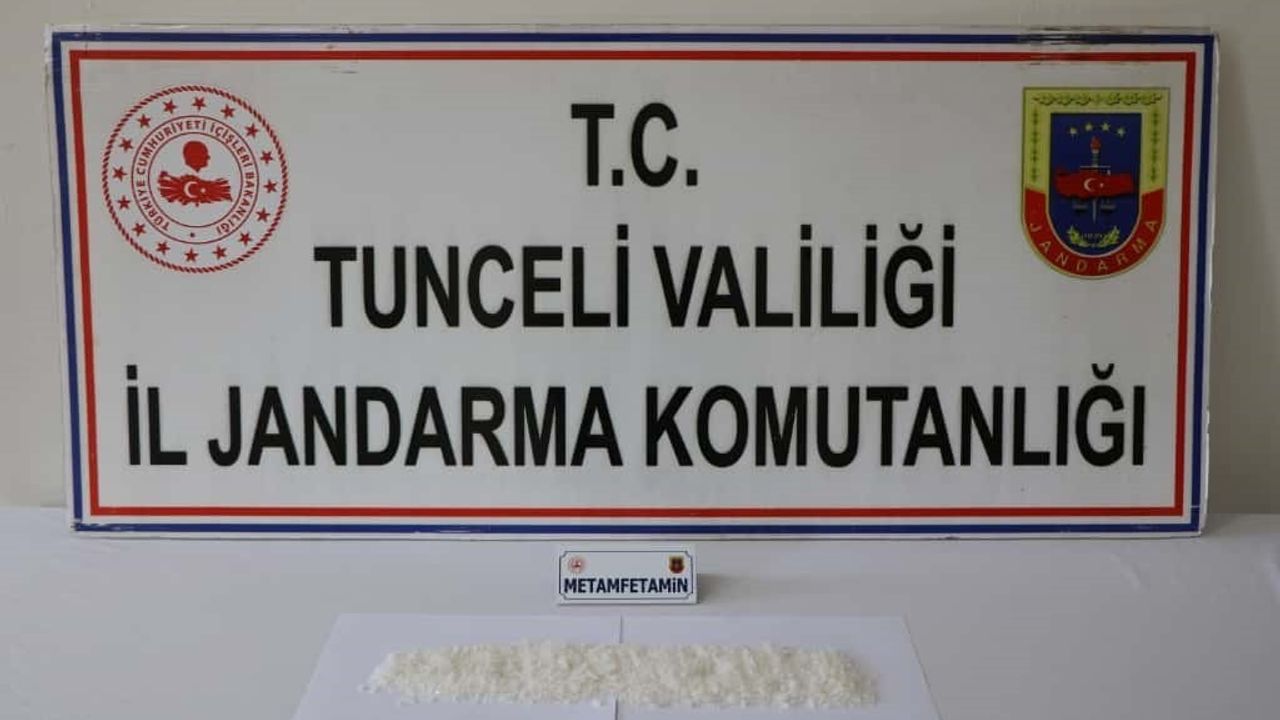 Tunceli'de metamfetamin operasyonu: 205 gram, yaklaşık 3 bin içimlik ele geçirildi