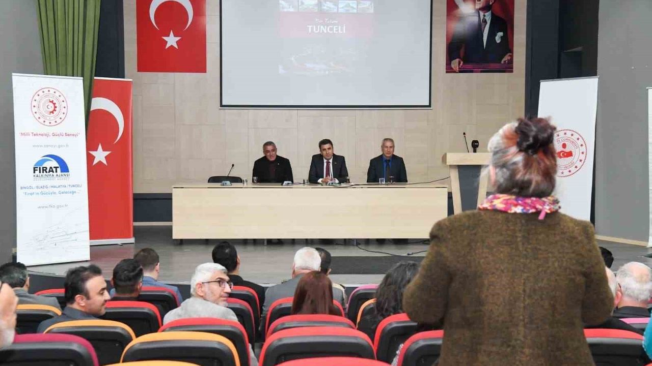 Tunceli'de Yatırım Teşvikleri Toplantısı ile Girişimcilik Destekleri Artıyor