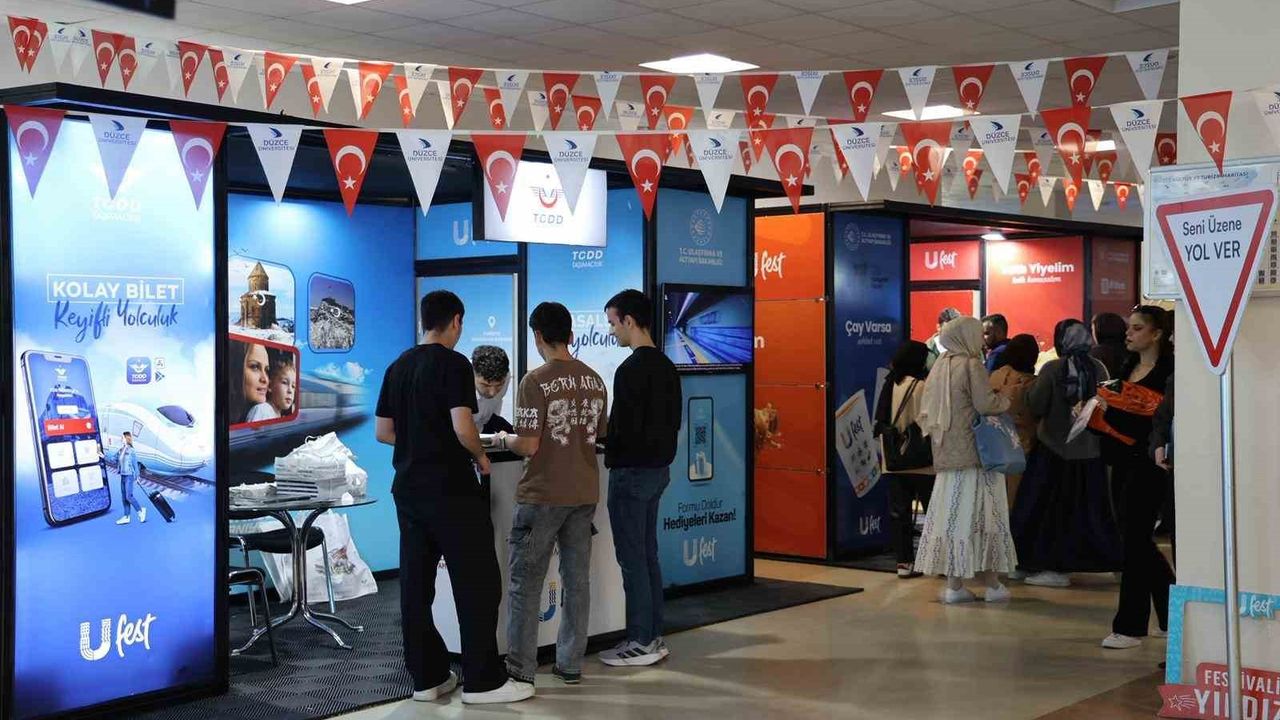 Ufest Gençlik Festivali Düzce Üniversitesi'nde başladı