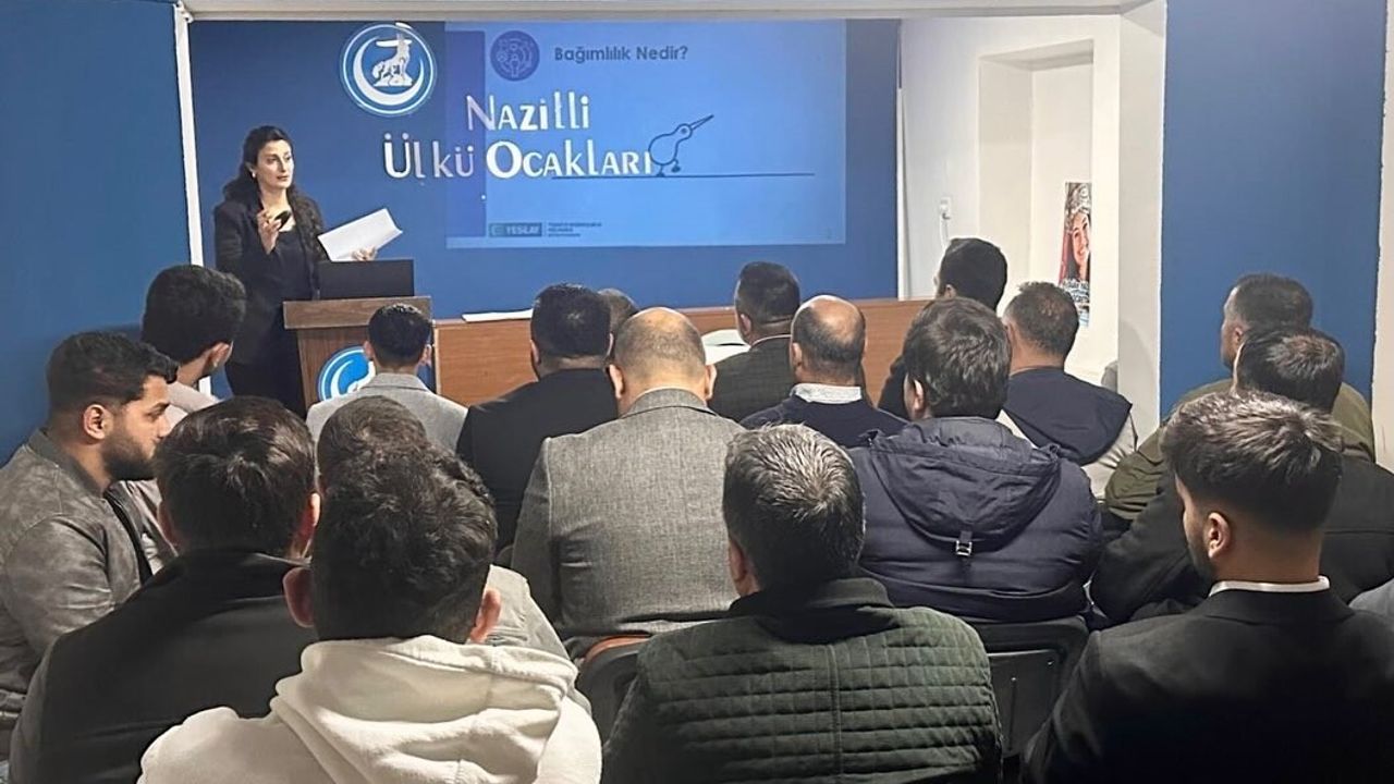 Ülkü Ocakları Nazilli'de gençleri madde bağımlılığına karşı uyardı