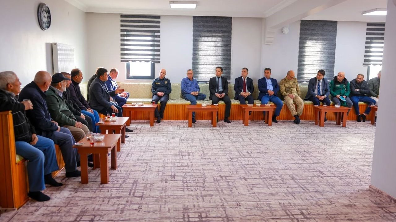 Vali Mustafa Eldivan Sancaktepe Köyünde Vatandaşlarla Buluştu