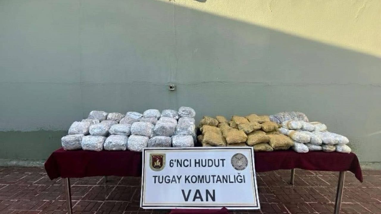 Van Başkale'de 109 kilo 20 gram uyuşturucu ele geçirildi