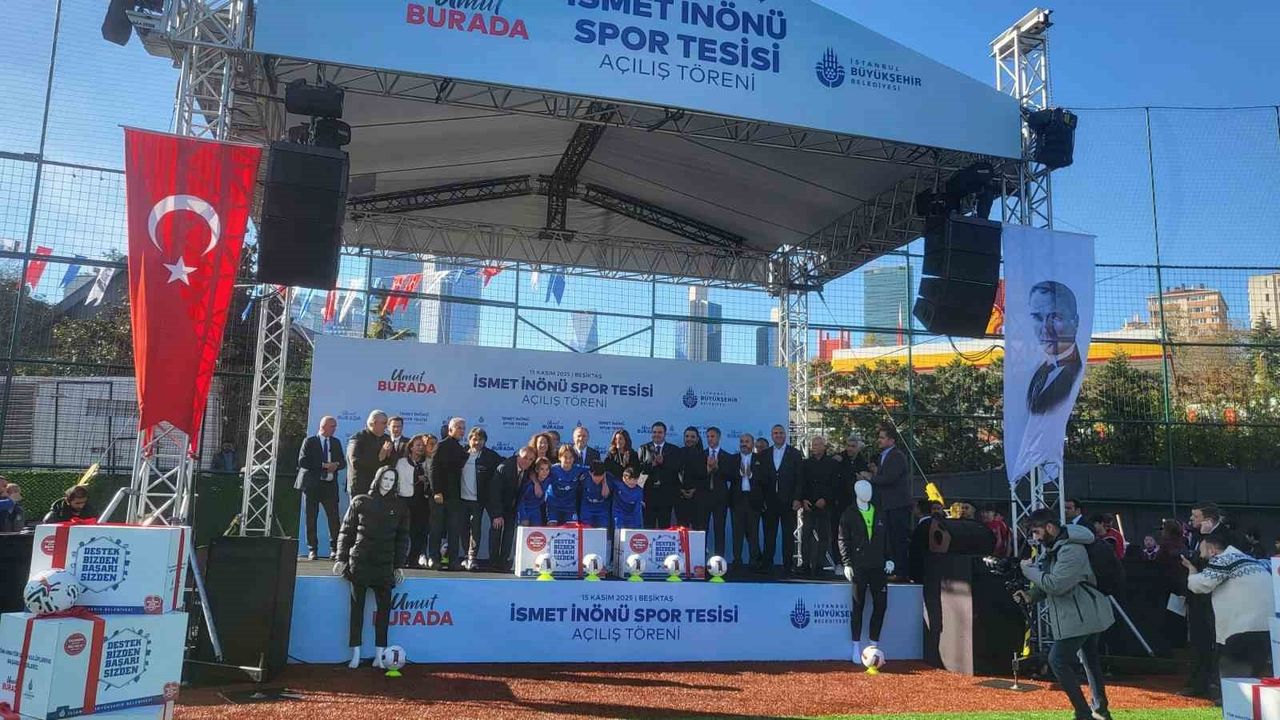Yenilenen İsmet İnönü Spor Tesisi modern zeminiyle yeniden açıldı