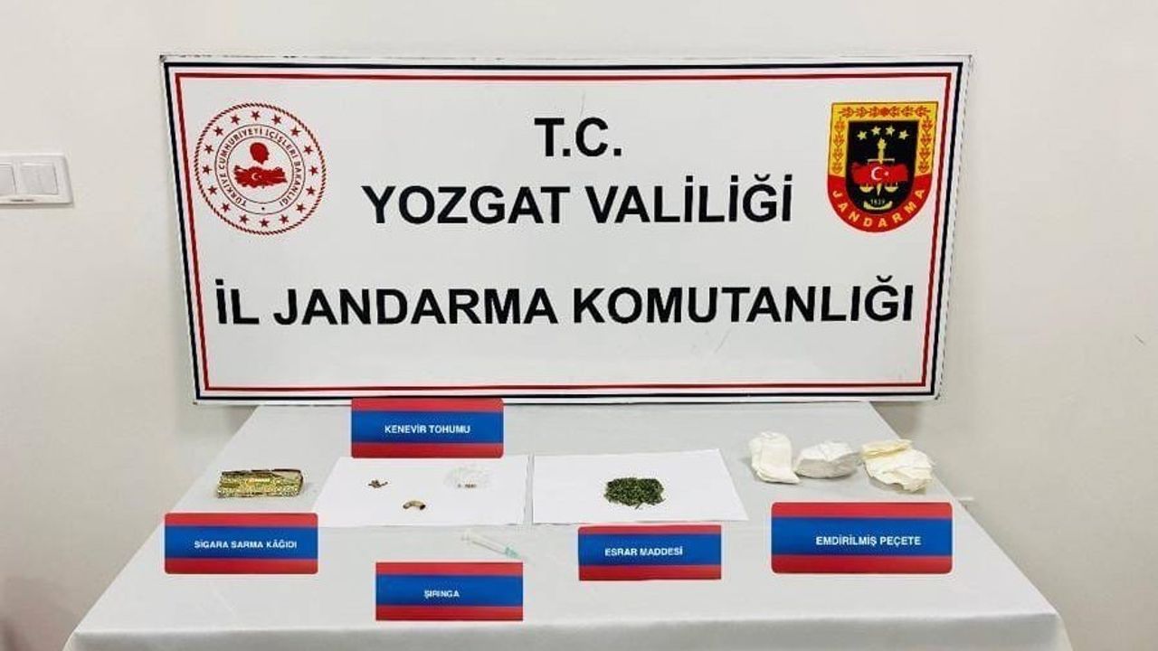 Yerköy'de iş yerinde uyuşturucu kullanan iki şahıs suçüstü yakalandı
