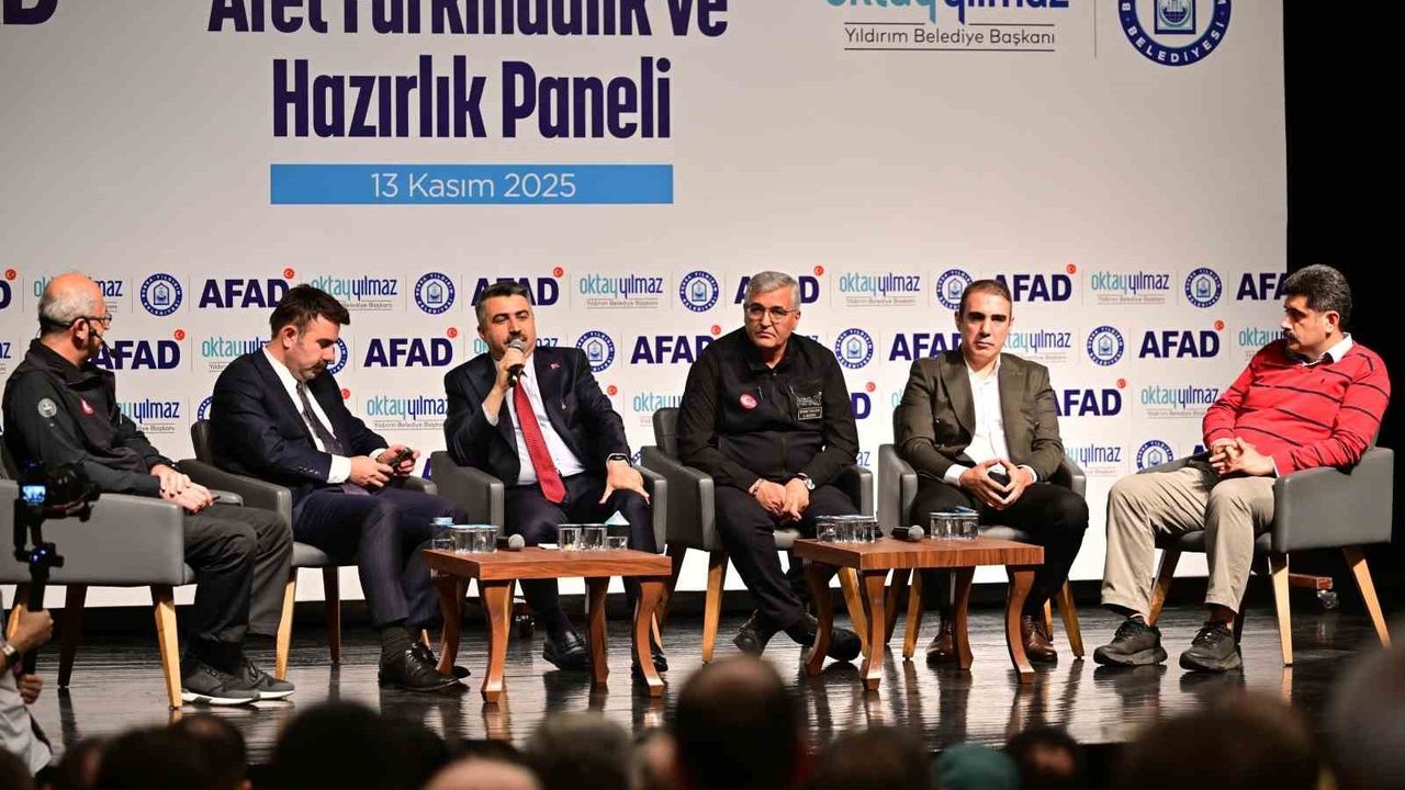 Yıldırım’da Afet Farkındalık ve Hazırlık Paneli
