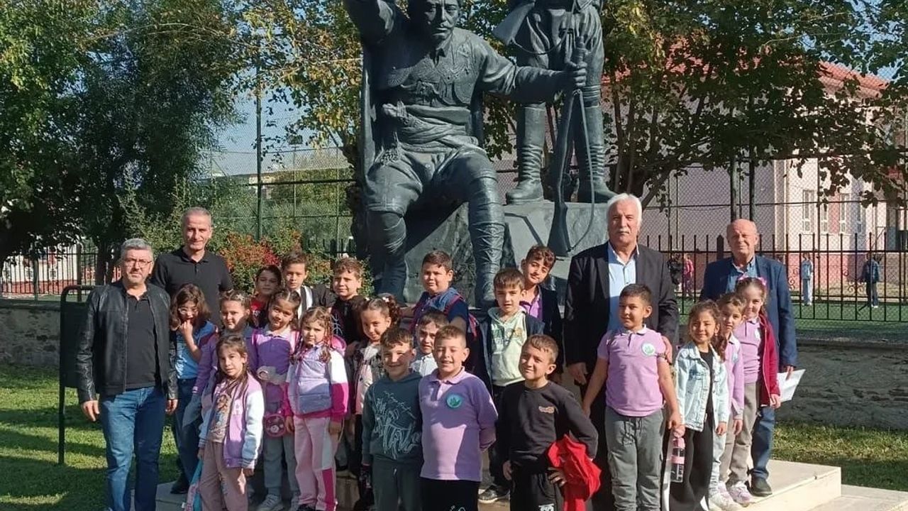 Yılmazköy İlkokulu Öğrencileri Yörük Ali Efe'yi Unutmadı