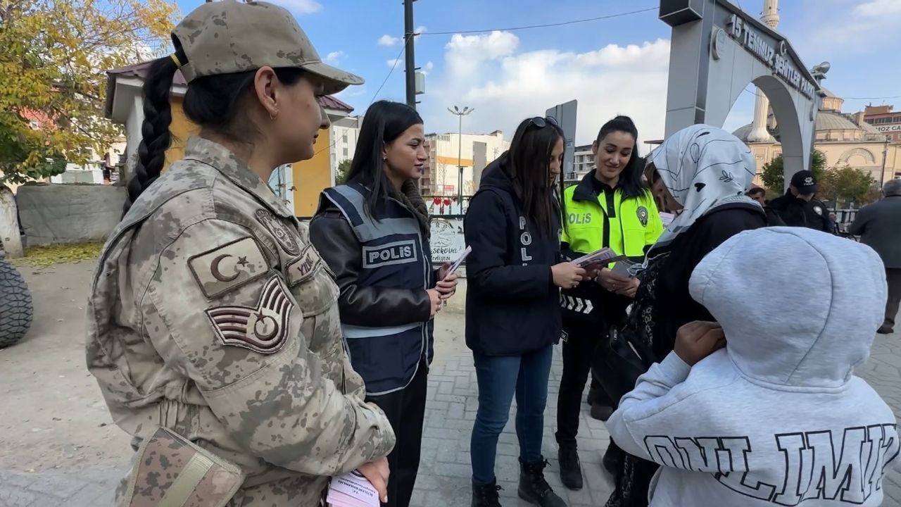 Yüksekova'da kadın kolluk güçleri KADES ile sahada