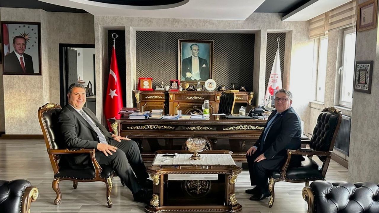 Zonguldak BEUN Rektörü Özölçer'den Kaymakam Yılmaz'a Ziyaret