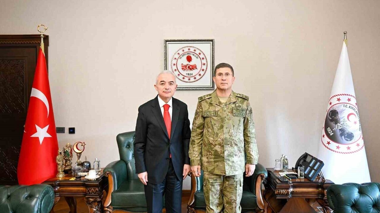 1. Ordu Komutanı Orgeneral Bahtiyar Ersay Kırklareli’yi Ziyaret Etti