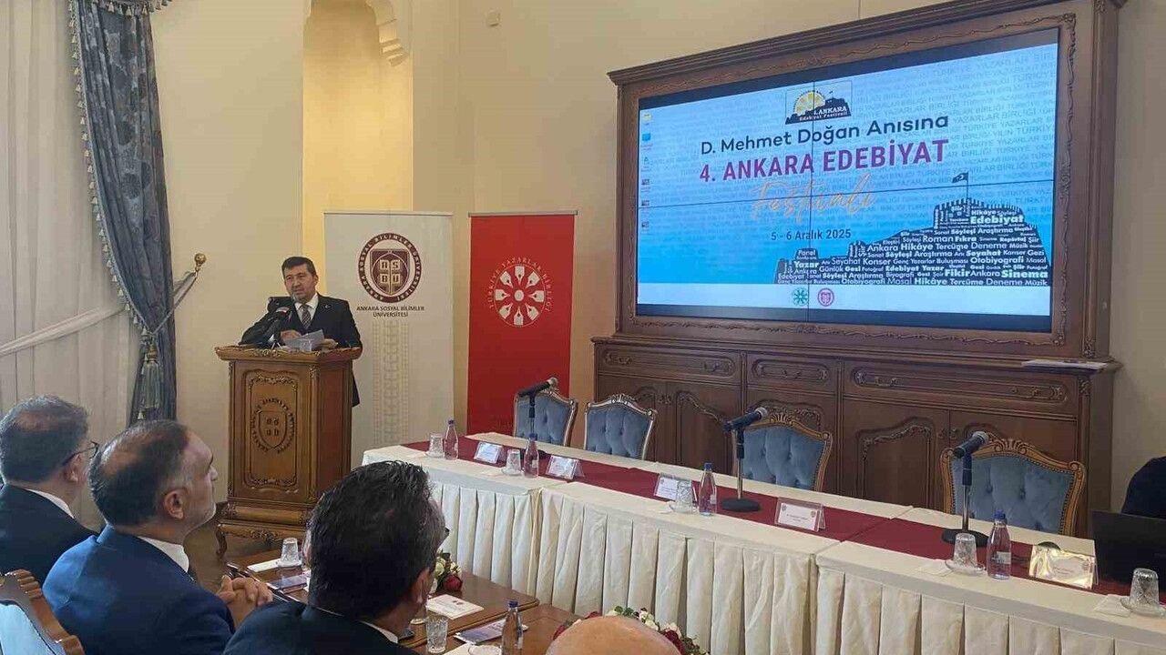4. Ankara Edebiyat Festivali Yazar Mehmet Doğan Anısına Düzenlendi