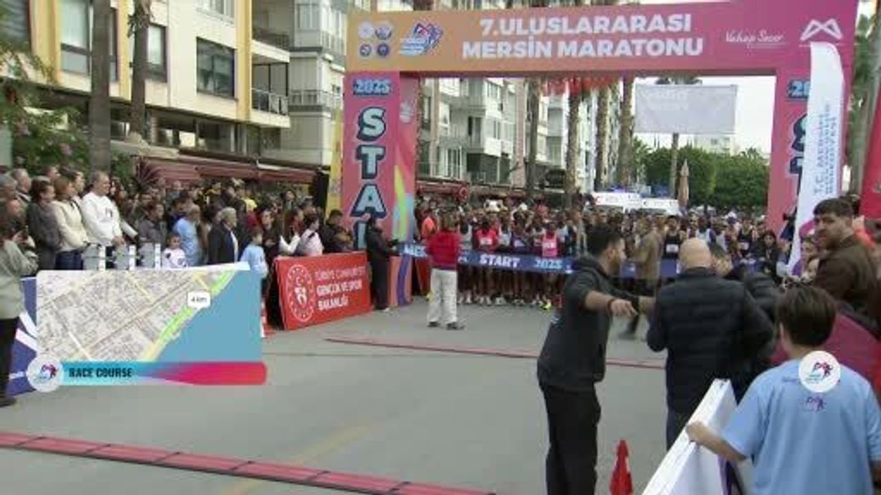 7. Uluslararası Mersin Maratonu Mersin'de start aldı