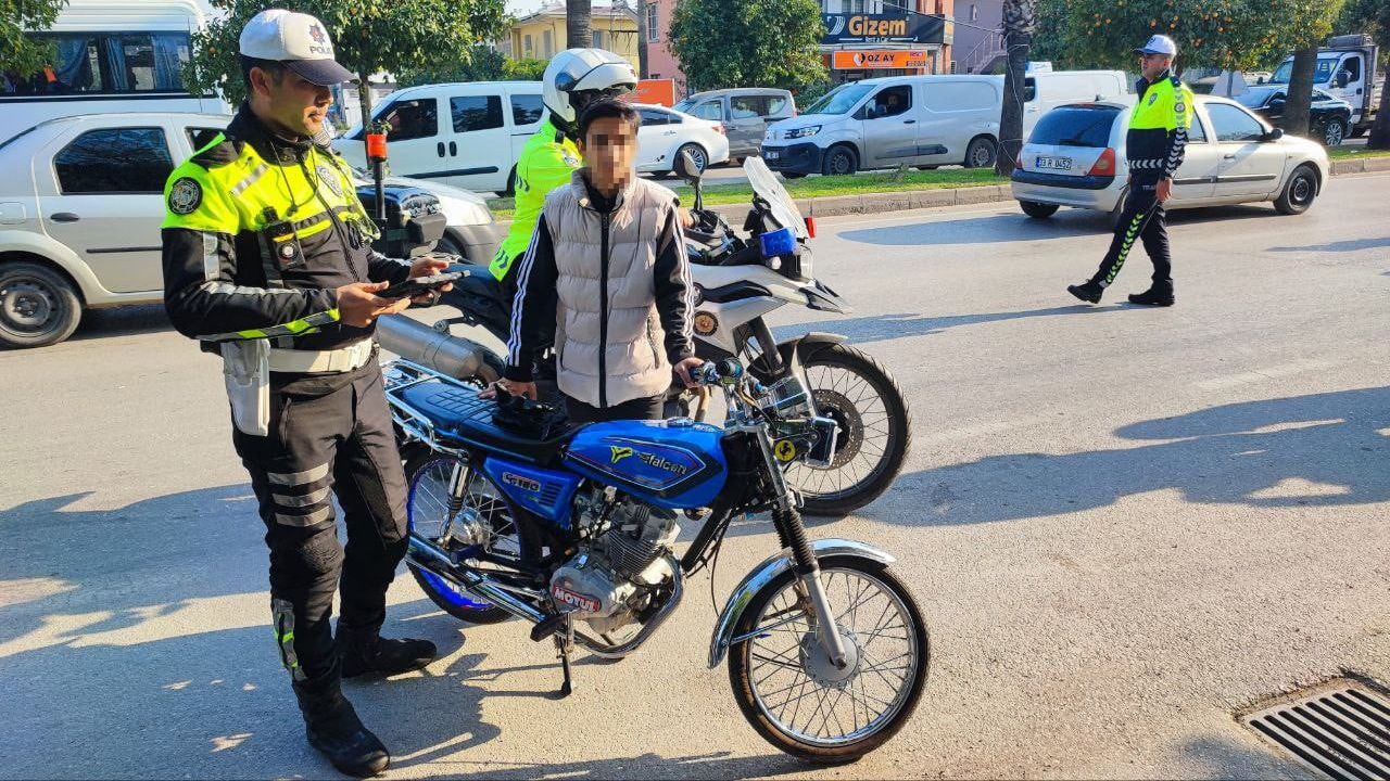 Adana'da denetimde bin 64 motosikletten 433'üne ceza