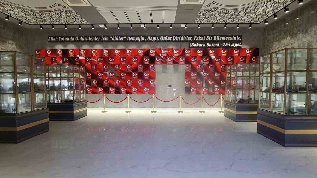 Adıyaman Şehitlik Müzesi'nde şehit eşyaları sergileniyor