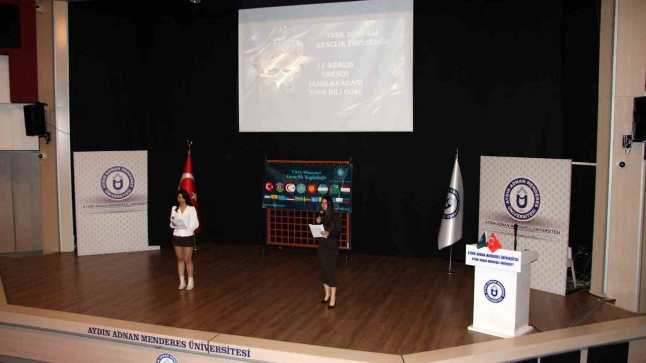 ADÜ'de 15 Aralık UNESCO Uluslararası Türk Dili Günü konferansı