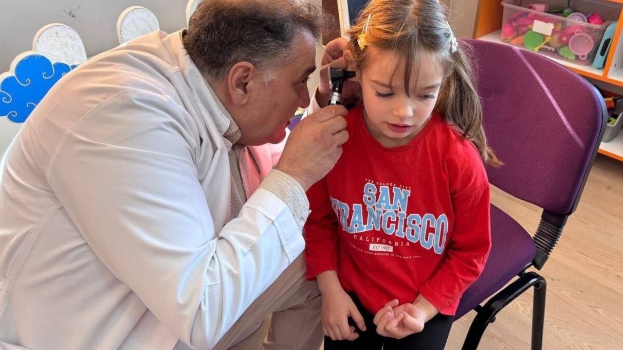 Afyonkarahisar'da 15 Temmuz Şehitler Anaokulu'nda sağlık taraması