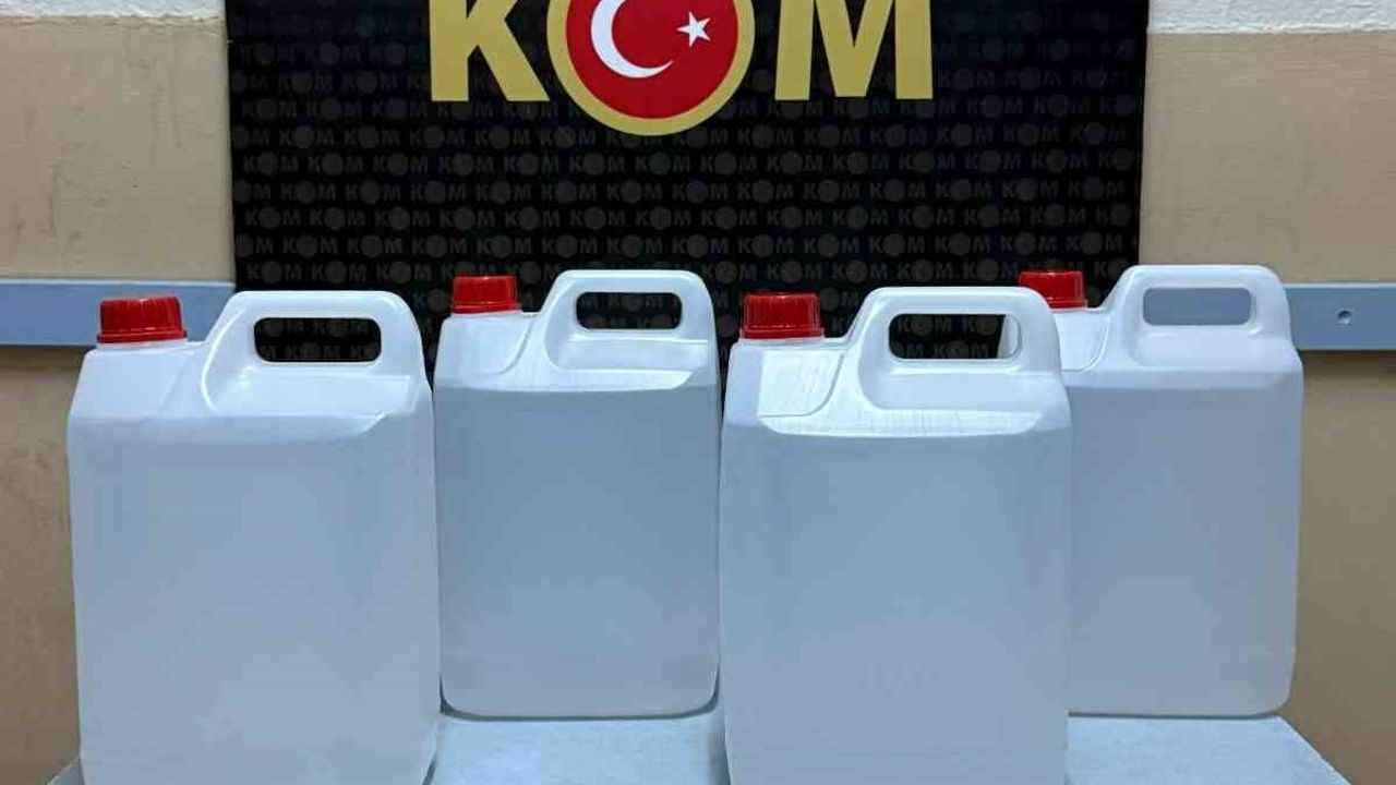 Afyonkarahisar'da kaçak alkol operasyonu: 20 litre etil alkol ele geçirildi