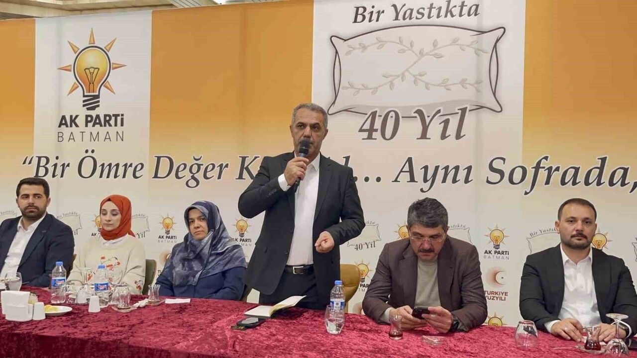 AK Parti Batman'da 'Bir ömre bedel 40 yıl' buluşması