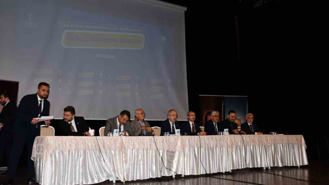 AK Parti Vezirköprü 97. İlçe Danışma Meclisi’nde birlik ve teşkilat çalışmaları öne çıktı