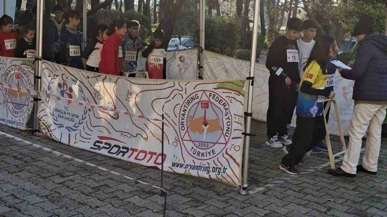 Akyaka'da U14 Türkiye Oryantiring Şampiyonası başladı