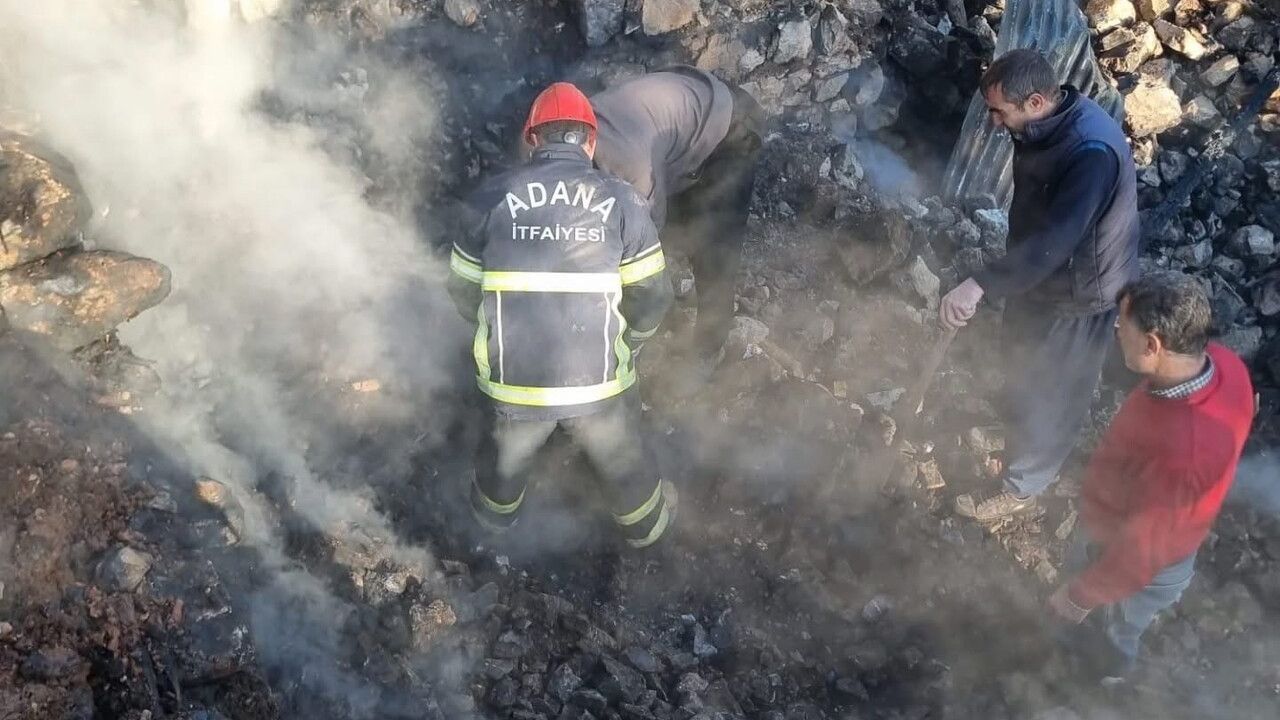 Aladağ'da ev yangınında 85 yaşındaki kadın hayatını kaybetti