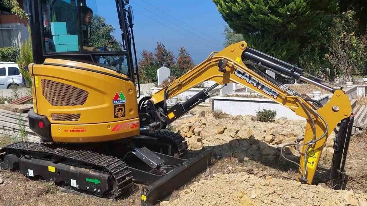 Alaplı'da Köylere Ücretsiz Mezar Kazımı Hizmeti