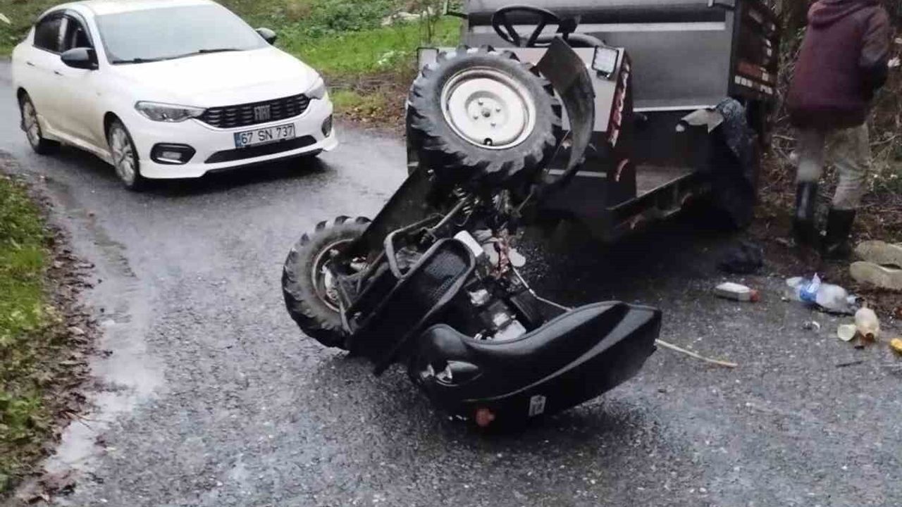 Alaplı'da pat pat kazası: 2 yaralı