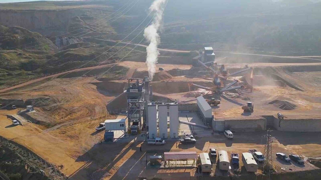 Amasya’da asfalt plenti ve konkasör tesisiyle yıllık 55 milyon TL tasarruf hedefi