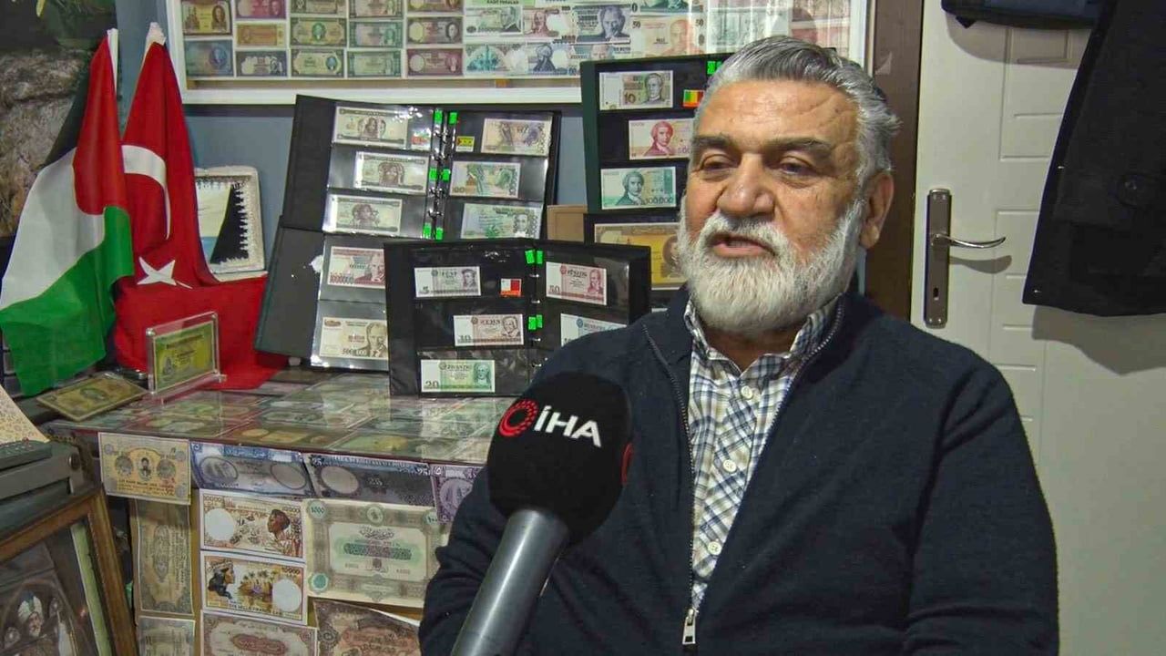 Ankara'da 76 Yaşındaki Koleksiyoner, 40 Yıllık Para Koleksiyonunu Gazze'ye Bağışlamayı Planlıyor