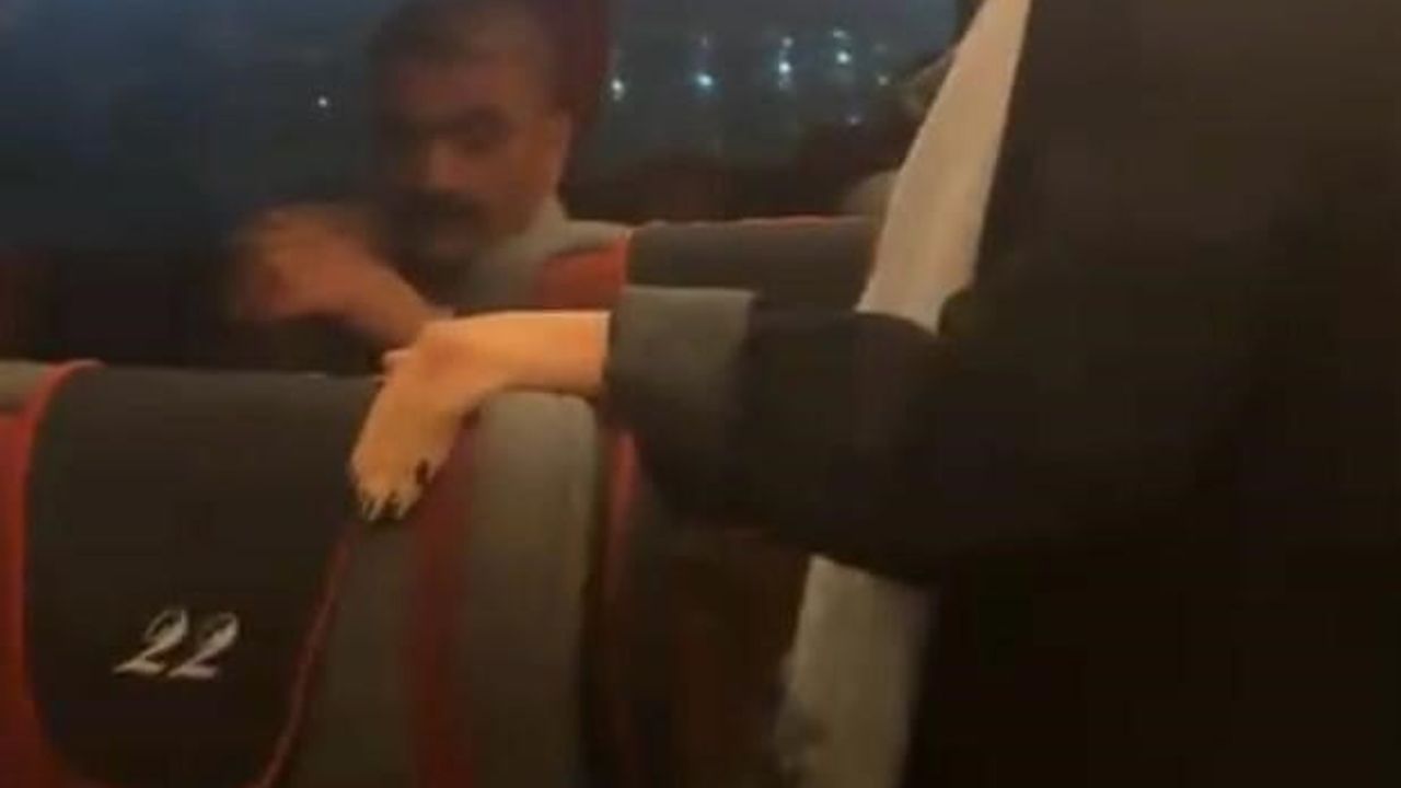 Ankara'da Metro Turizm otobüsündeki arıza yolcu-çalışan gerginliği