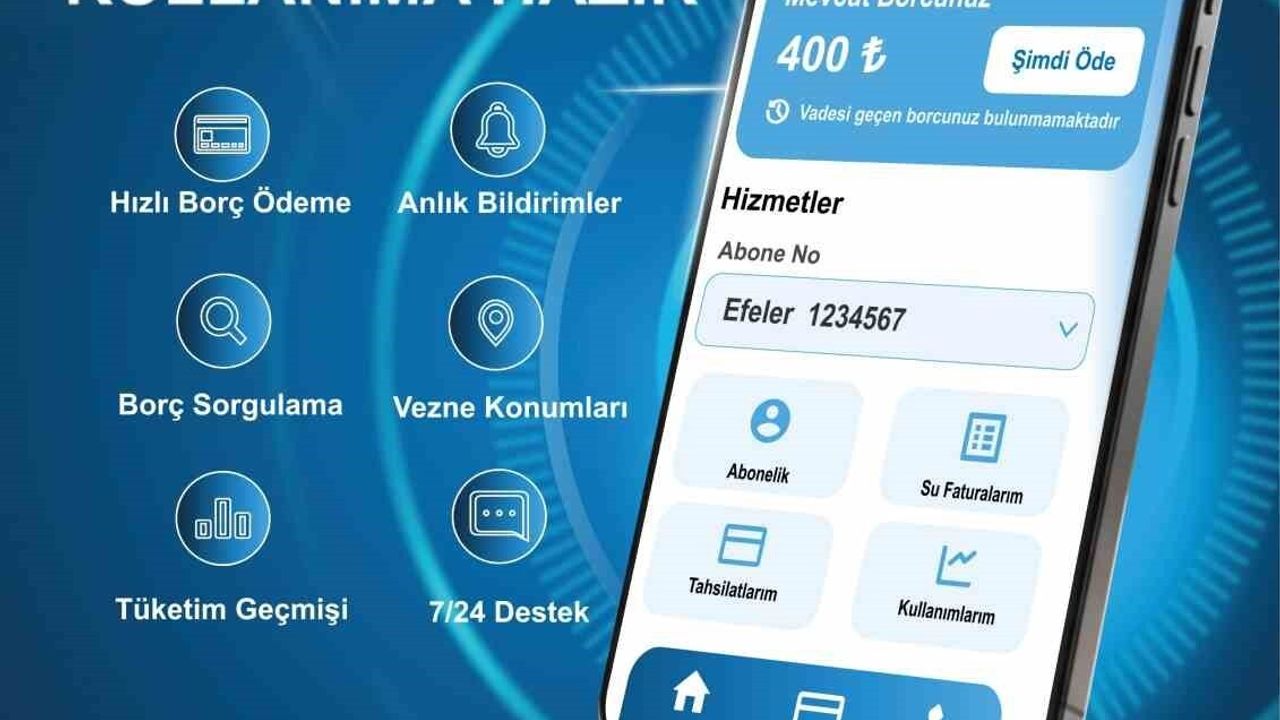 ASKİ'nin Mobil Uygulaması Aydınlıların Hizmetine Sunuldu