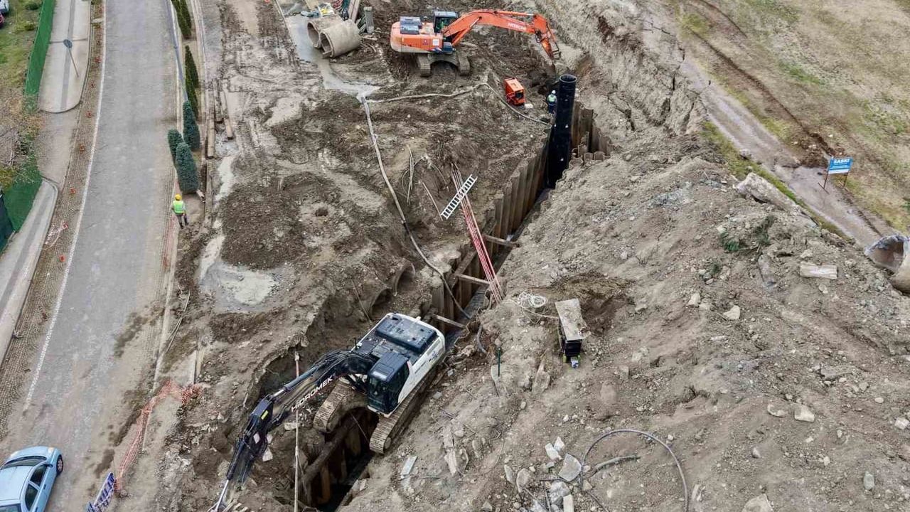 Atakum’da 4 bin 550 metrelik atık su kolektör hattında sona gelindi