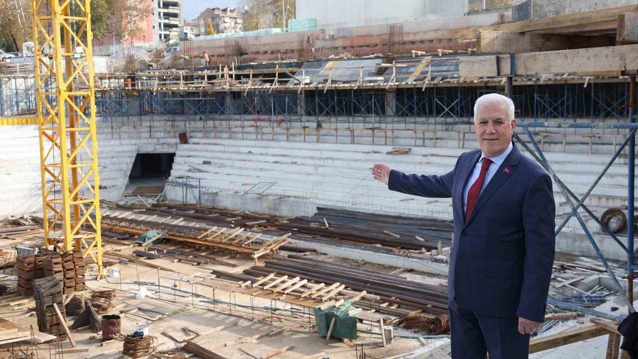 Atatürk Spor Salonu hızla yükseliyor — 5016 kişilik yeni tesis