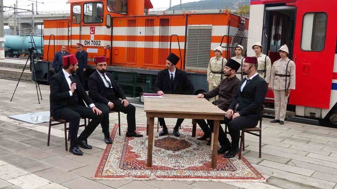Atatürk’ün Bilecik Ziyareti 105. Yılında Trenle Canlandırıldı