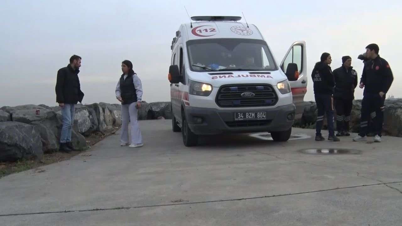 Avcılar'da sahilde eşine intihar mesajı atan S.C. ekipleri alarma geçirdi
