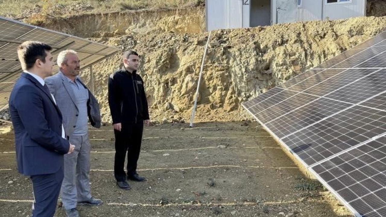 Avdan Köyü’ne güneş enerjili tarımsal sulama sistemi kuruldu